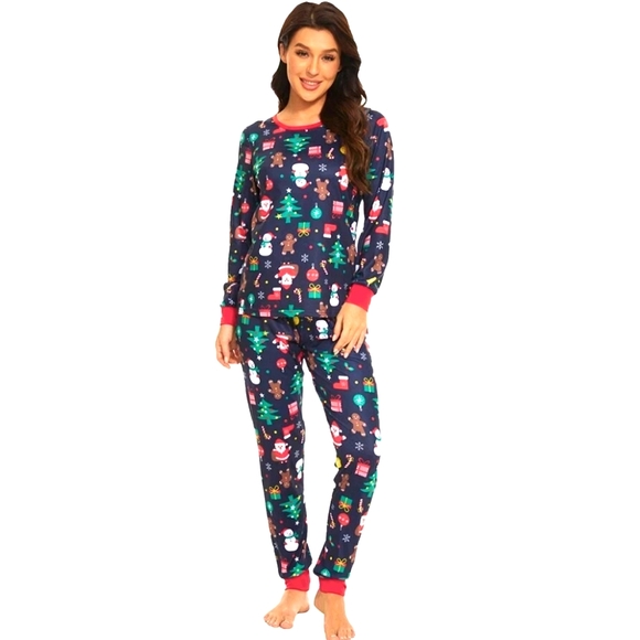 Wondershop 2 Pc. Woman's Holiday sleep set - Picture 1 of 6